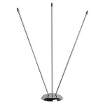 Stojaczek  flagietek CE 3 silver