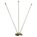 Stojaczek flagietek CE 3 gold