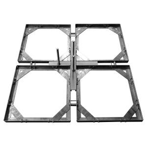 Podstawa stalowa do masztu flagowego 2-częściowego składanego