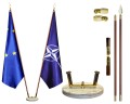 Stojak flagowy biały Prestige x2 gold_maszt EXCLUSIVE.jpg