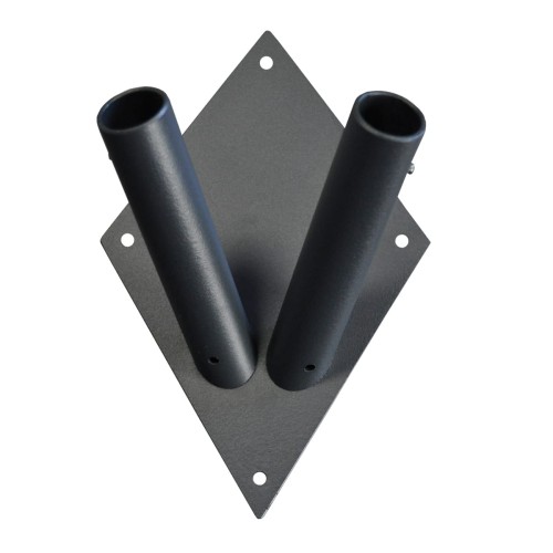 uchwyt flagowy lakierowany_szary_mat_romb podwójny.jpg