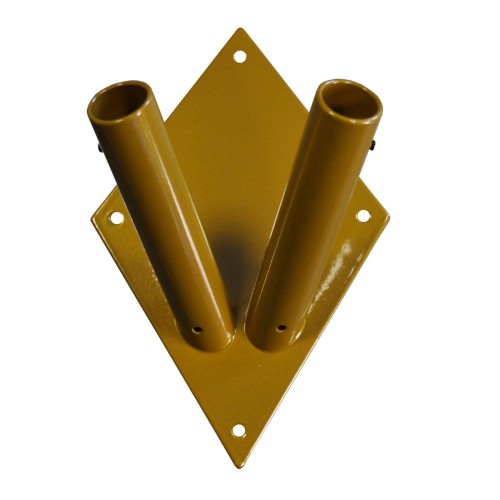 uchwyt flagowy lakierowany_złoty_połysk_romb podwójny.jpg