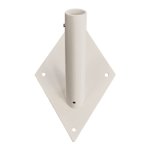 uchwyt flagowy lakierowany_biały_połysk_romb pojedynczy.jpg