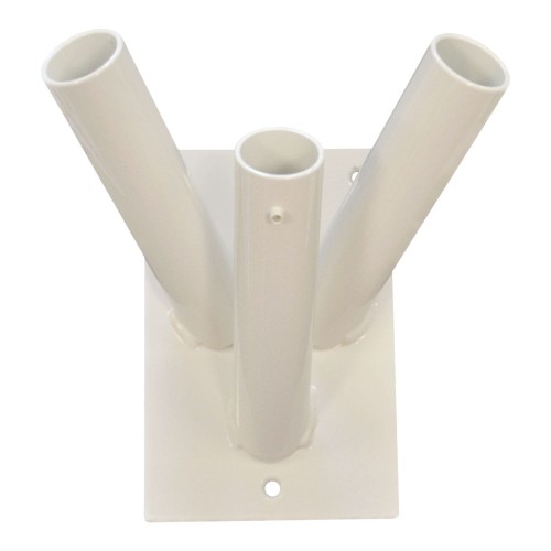 uchwyt flagowy lakierowany_biały_połysk_prostokąt potrójny.jpg