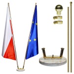 Stojak biały marmur PRESTIGE podwójny