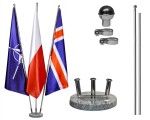 Stojak szary marmur PRESTIGE potrójny