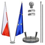Stojak szary marmur PRESTIGE podwójny